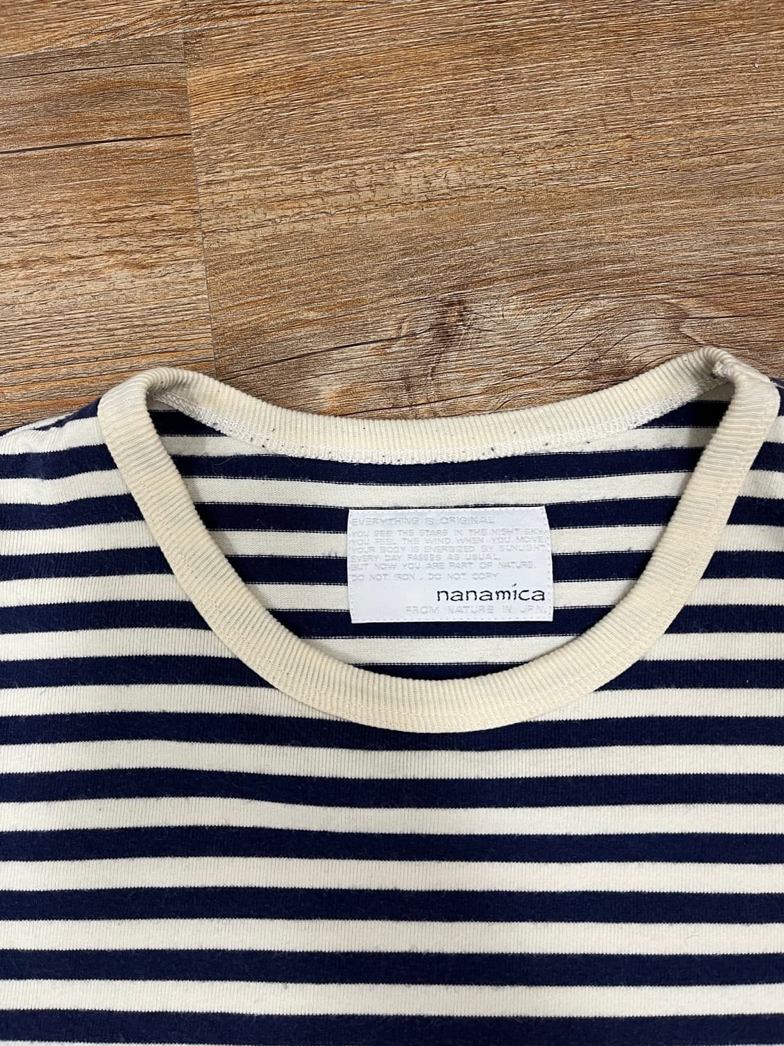 나나미카 쿨맥스 스트라이프 반팔 티셔츠 상품이미지2