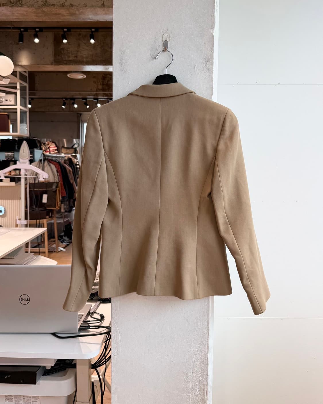 프라다 베이지 벨티드 테일러드 블레이저 자켓  상품이미지7