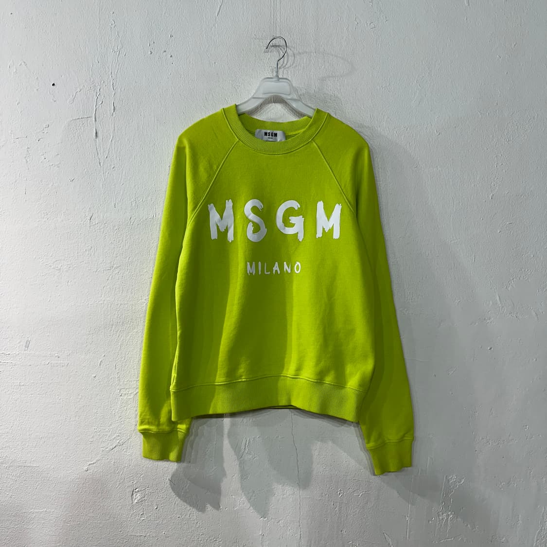 MSGM 형광 맨투맨 S 상품이미지1