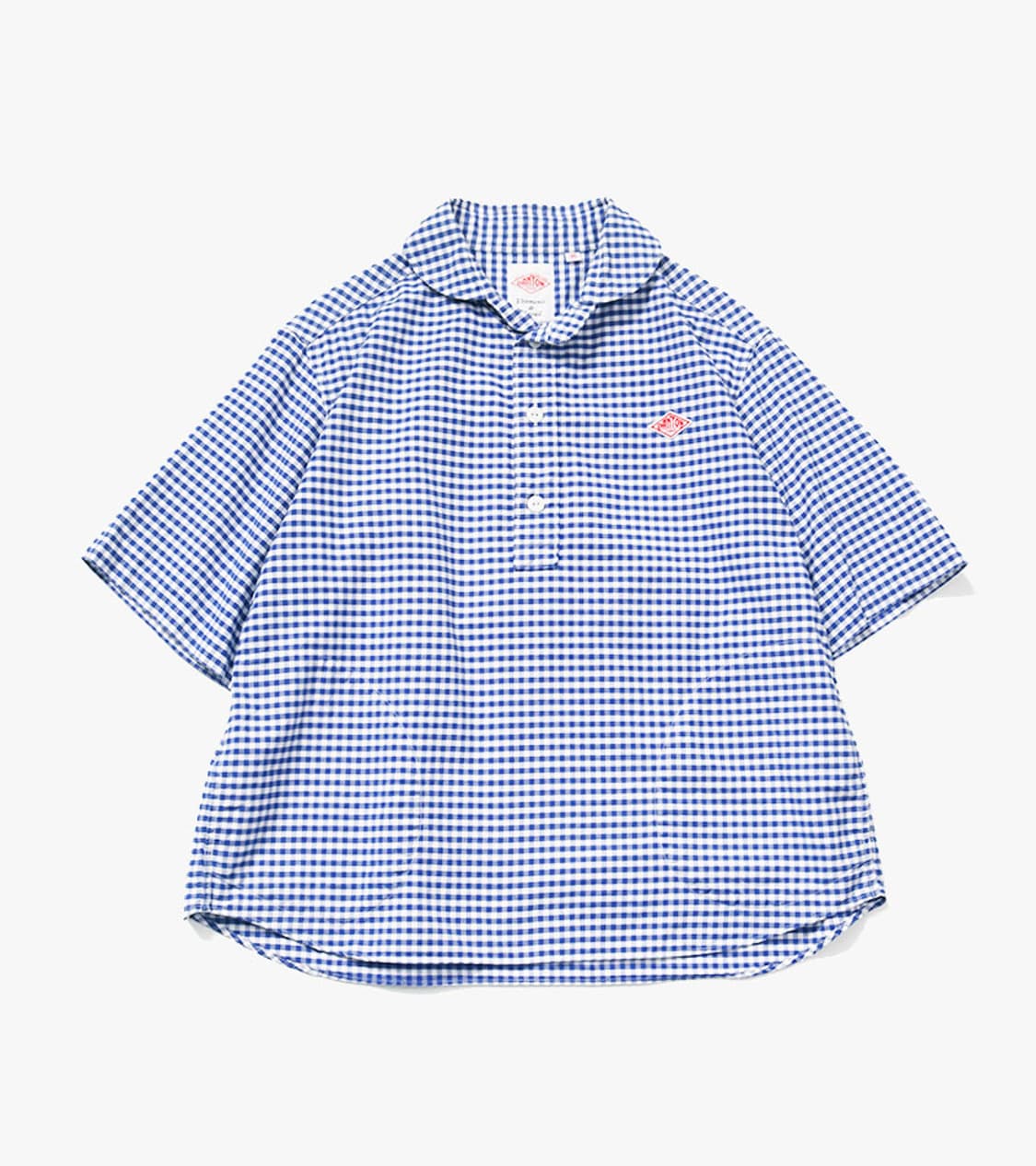 DANTON - PULLOVER CHECK SHIRT 상품이미지1