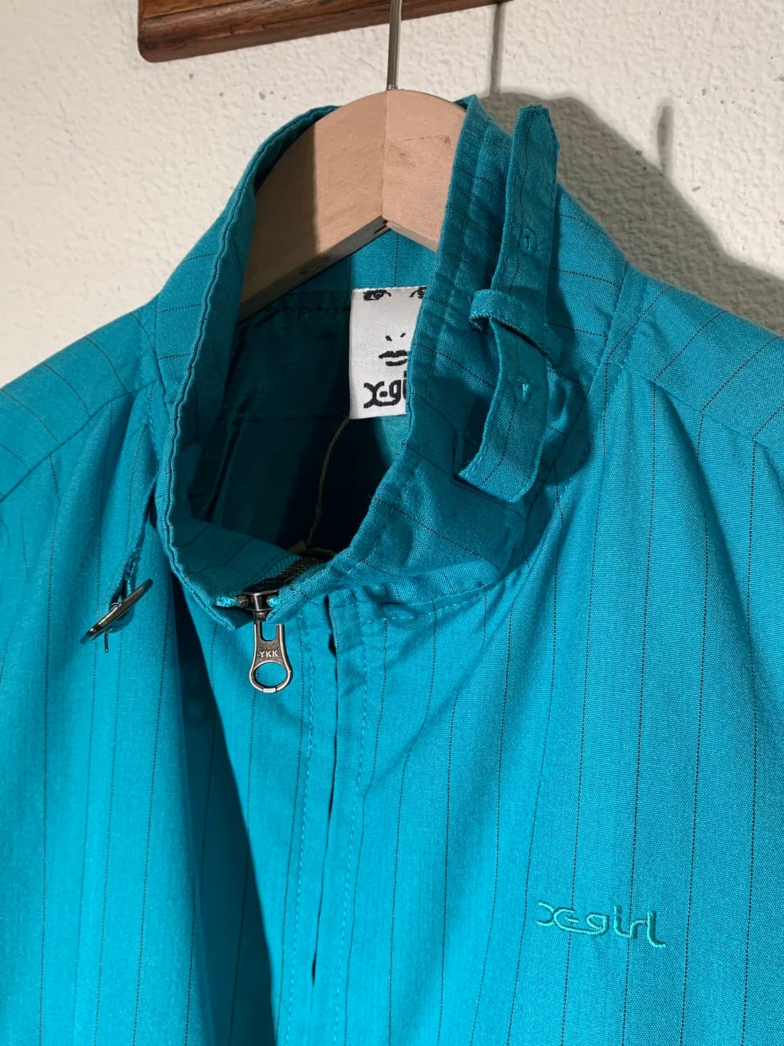 엑스걸 스트라이프 벨트 카라 워크자켓 상품이미지3