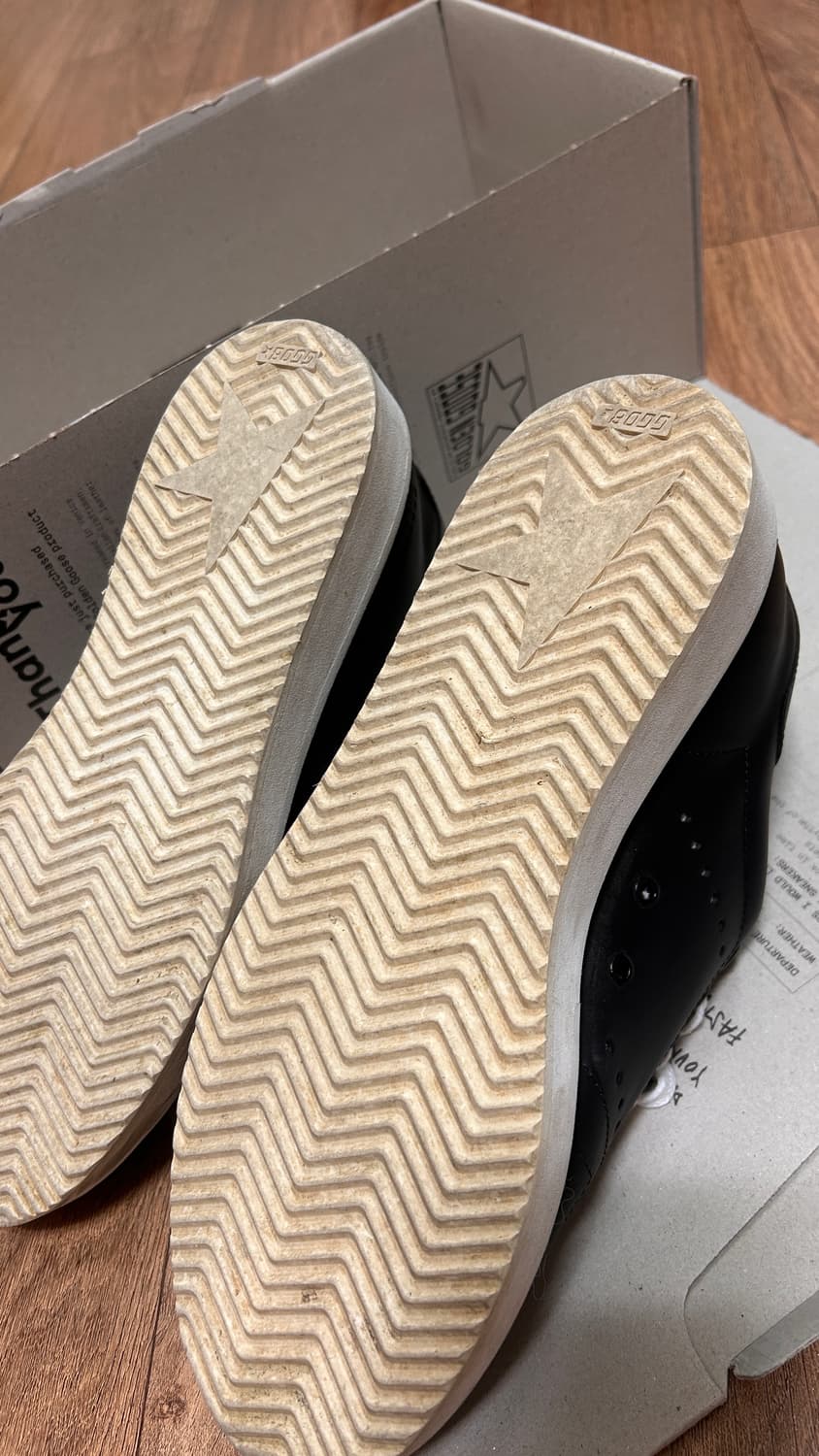 골든구스 블랙 레더 스타터 스니커즈37 상품이미지4