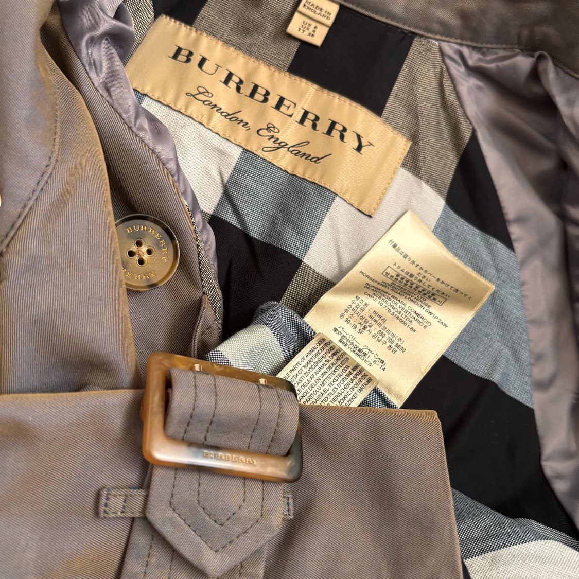 버버리 잉글랜드 켄싱턴 헤리티지 코트 트렌치 4 사이즈  상품이미지5