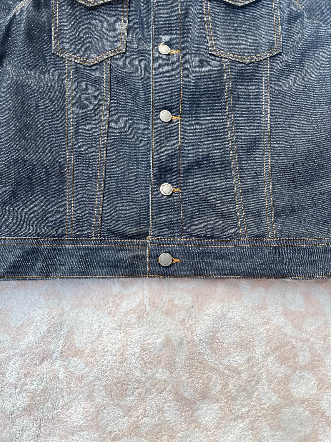 빈티지 생지 데님 트러커 자켓  상품이미지4