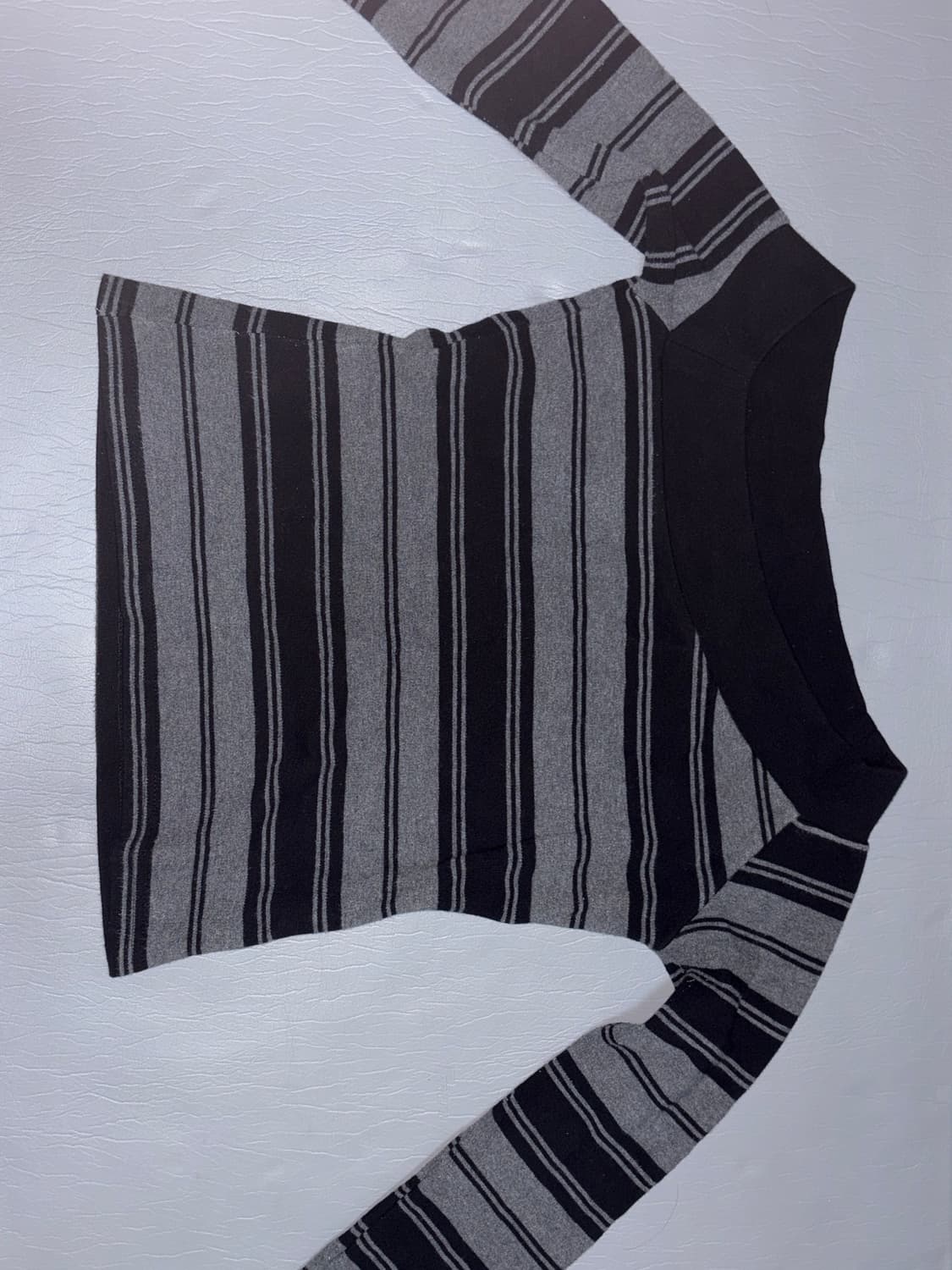 원 숄더 스트라이프 티셔츠 상품이미지2