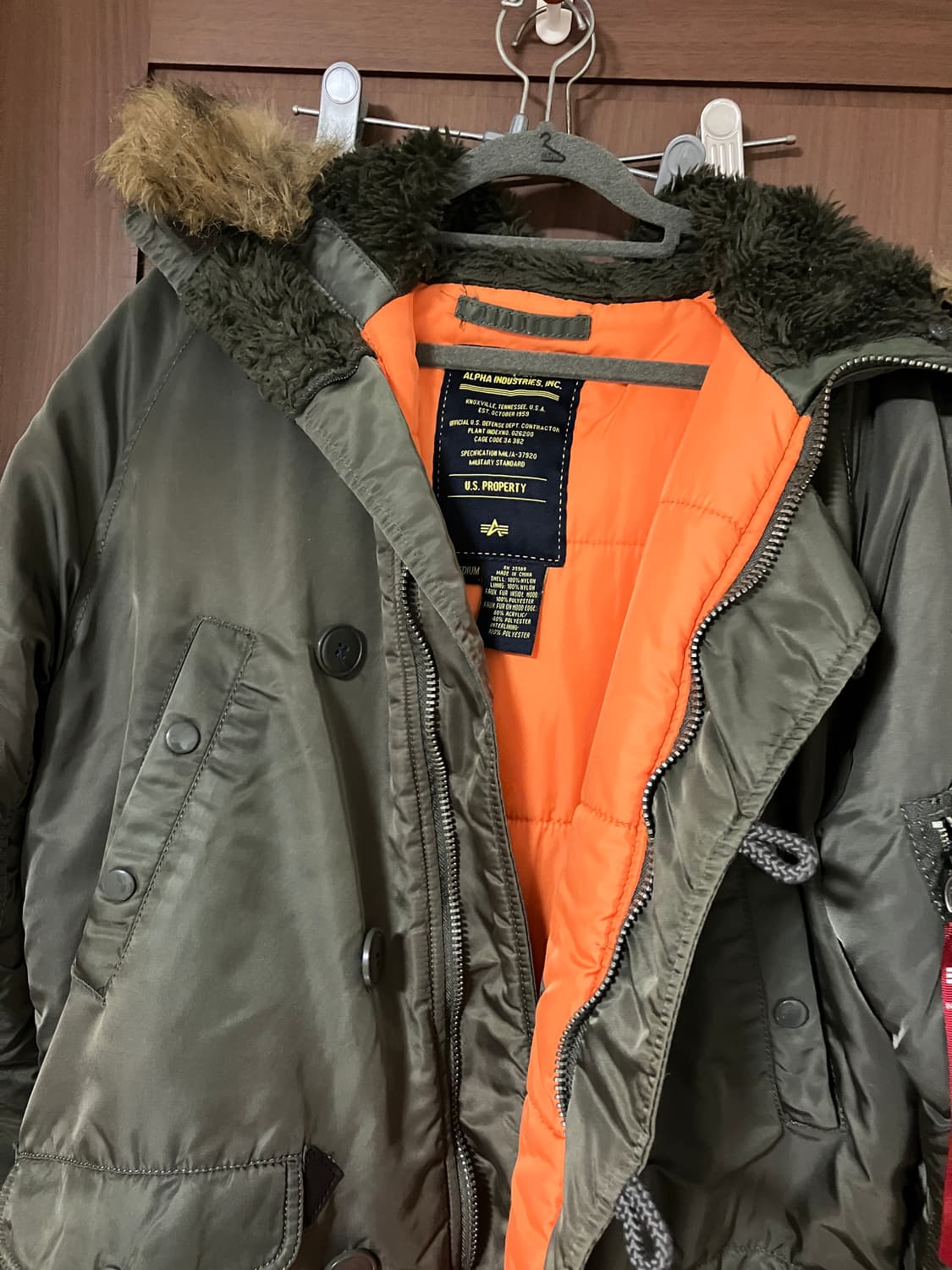 알파인더스트리(Alpha Industries) N3B 아우터 상품이미지6