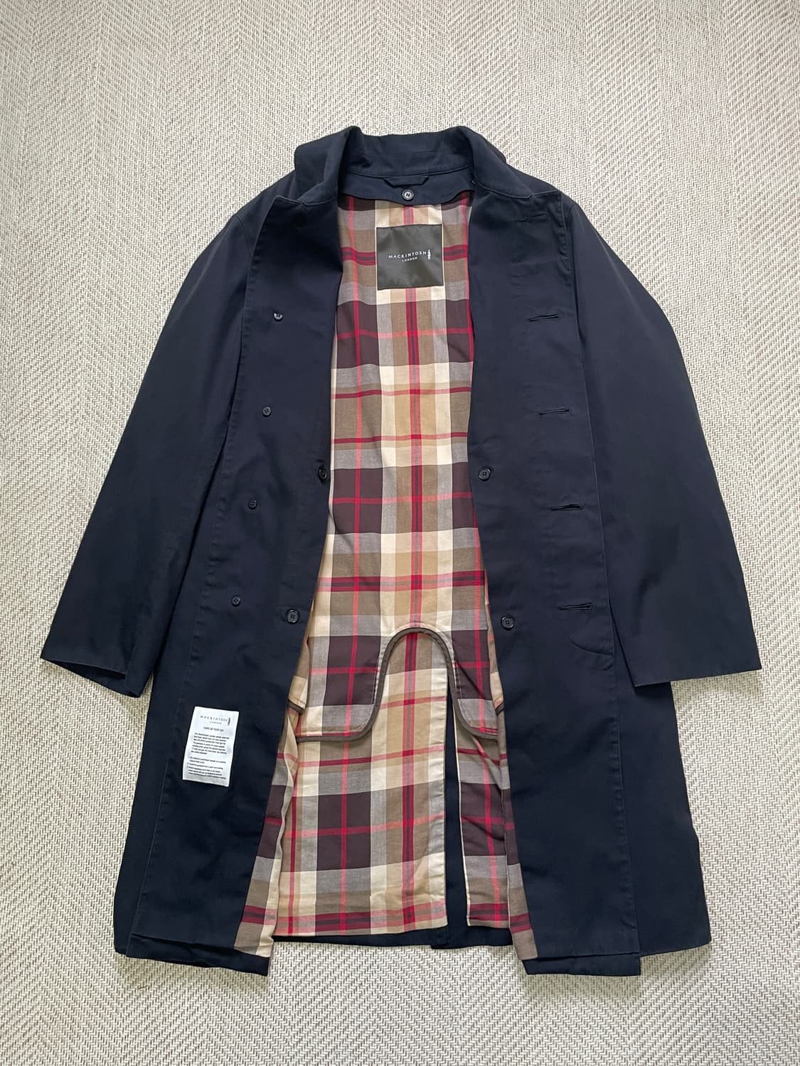 맥킨토시 런던 히든버튼 발마칸 싱글 코트 J04099 상품이미지5