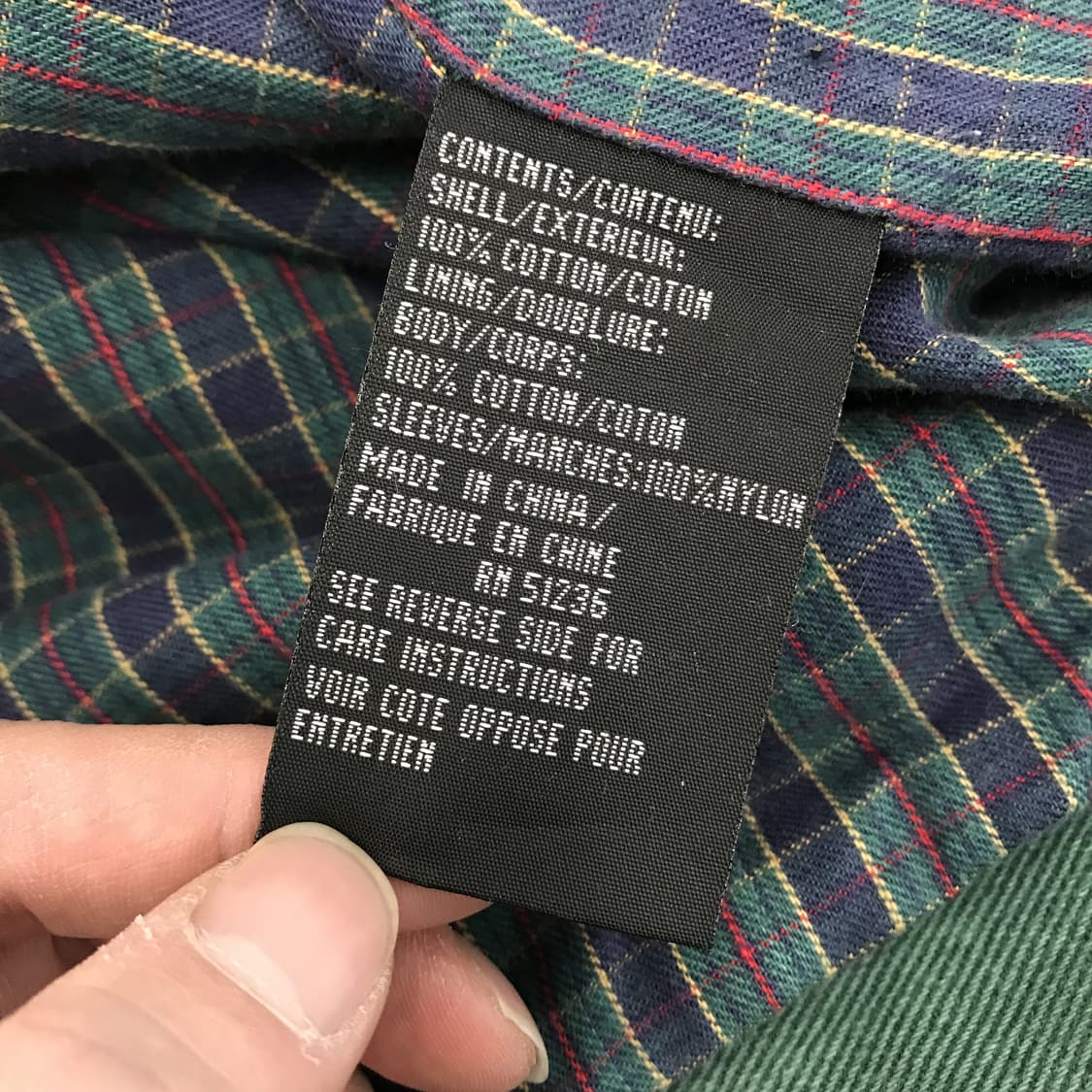 andy johns 90s 캔버스 후드 코튼 자켓 [L] 상품이미지5