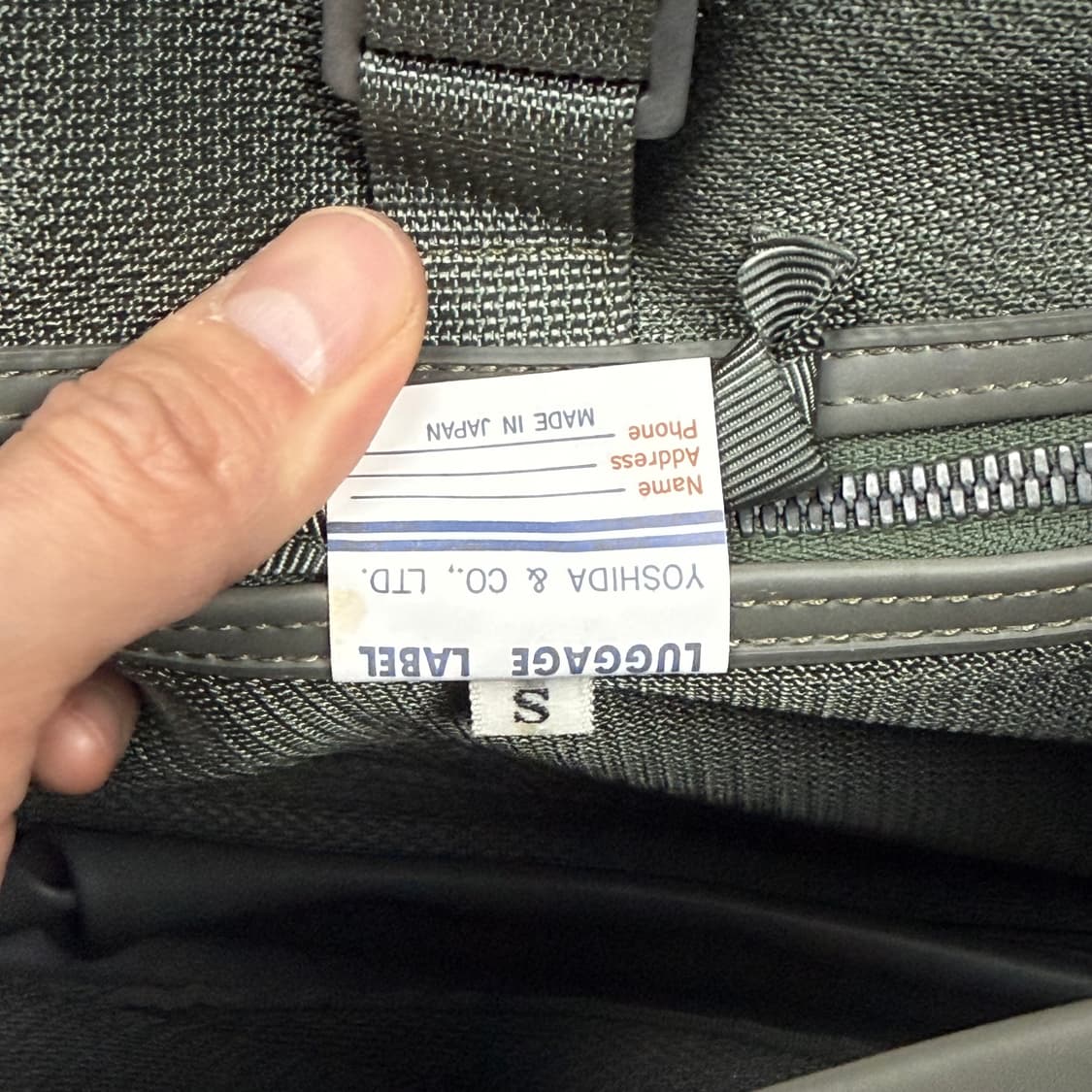 요시다포터 러기지라벨 뉴라이너 메신저백 올리브 상품이미지9