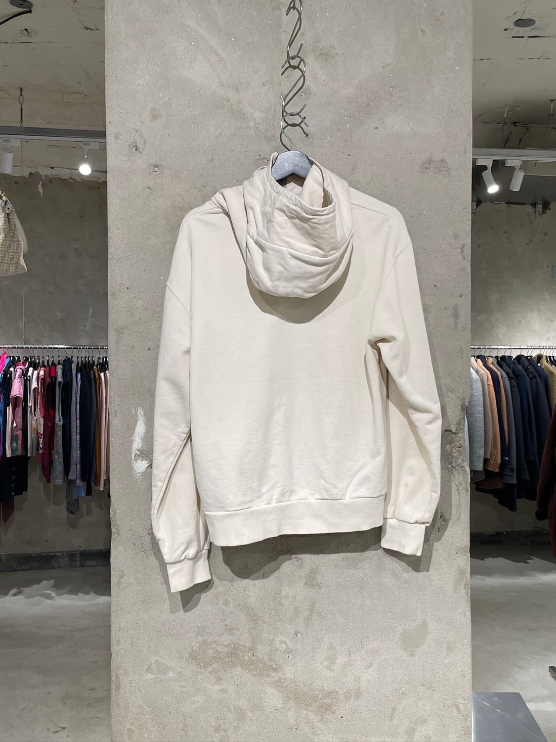 아비렉스 크림 타입 블루 army 후디 집업 상품이미지6