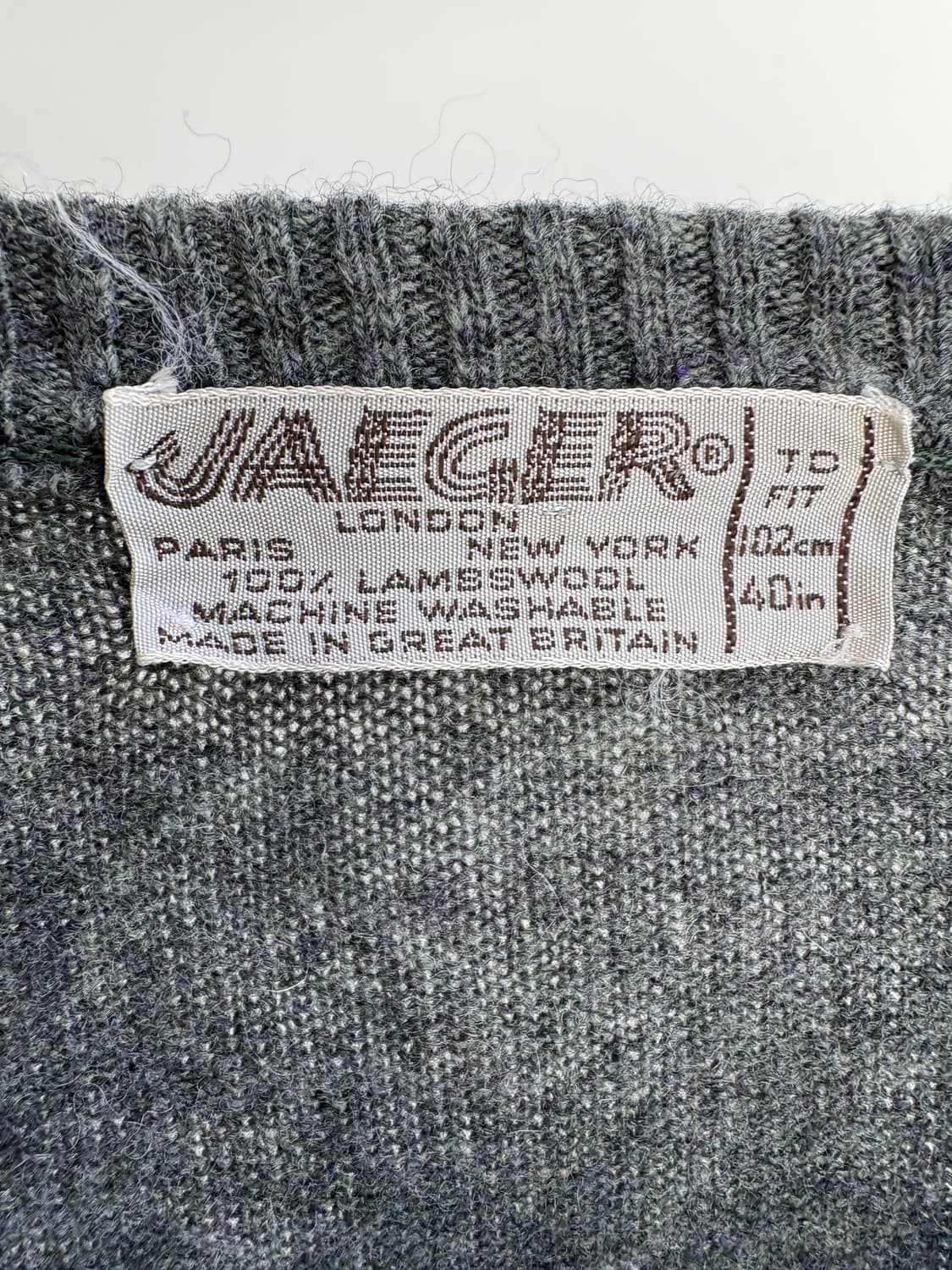 JAEGER (Made in England) 니트 상품이미지6