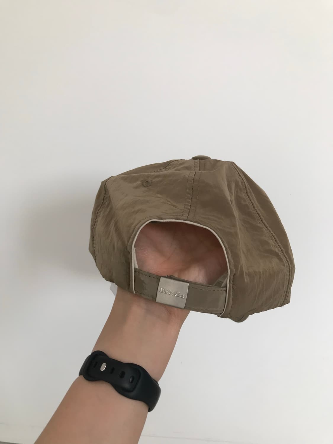 마땡킴 카키 나일론 볼캡 상품이미지6