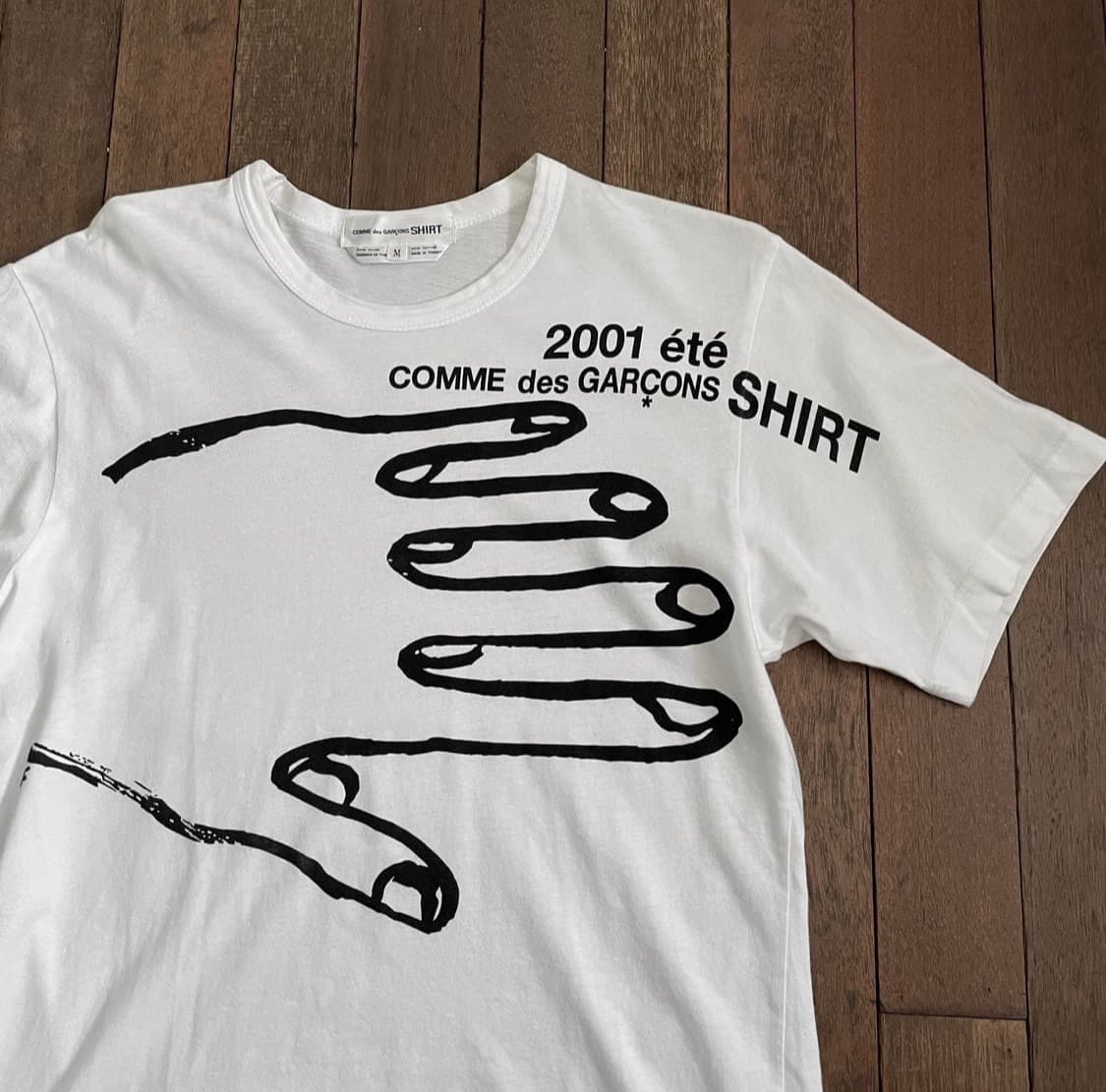 comme des garcons shirt 2001 아카이브 반팔 티셔츠 상품이미지1
