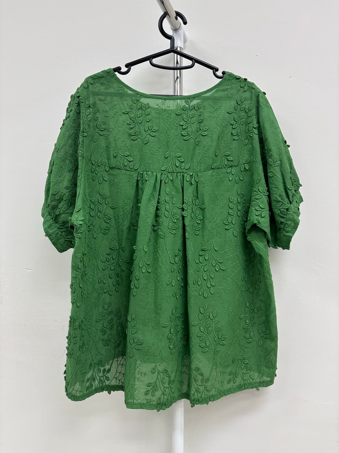 빈티지 그린 히피 블라우스 상품이미지7