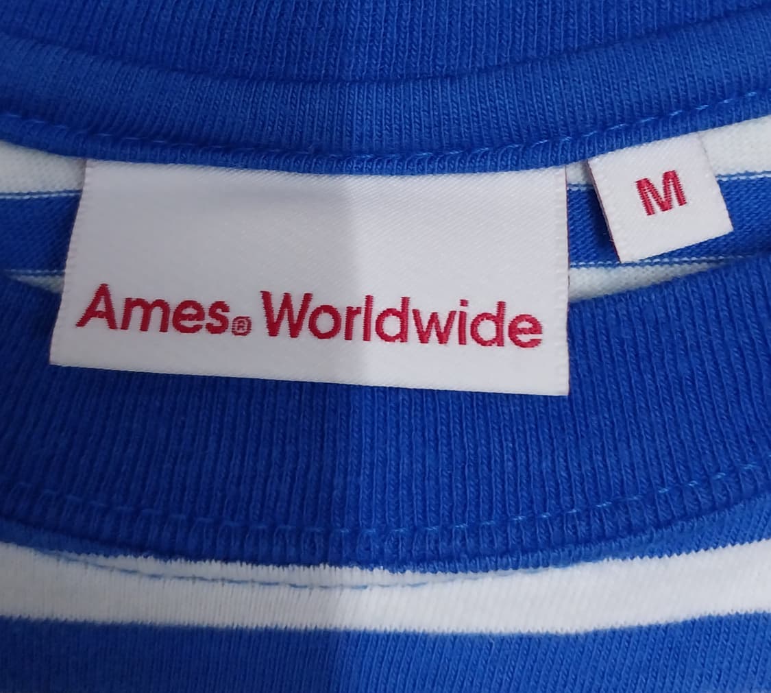 AMES 아메스 스트라이프 긴팔티셔츠 M 상품이미지3