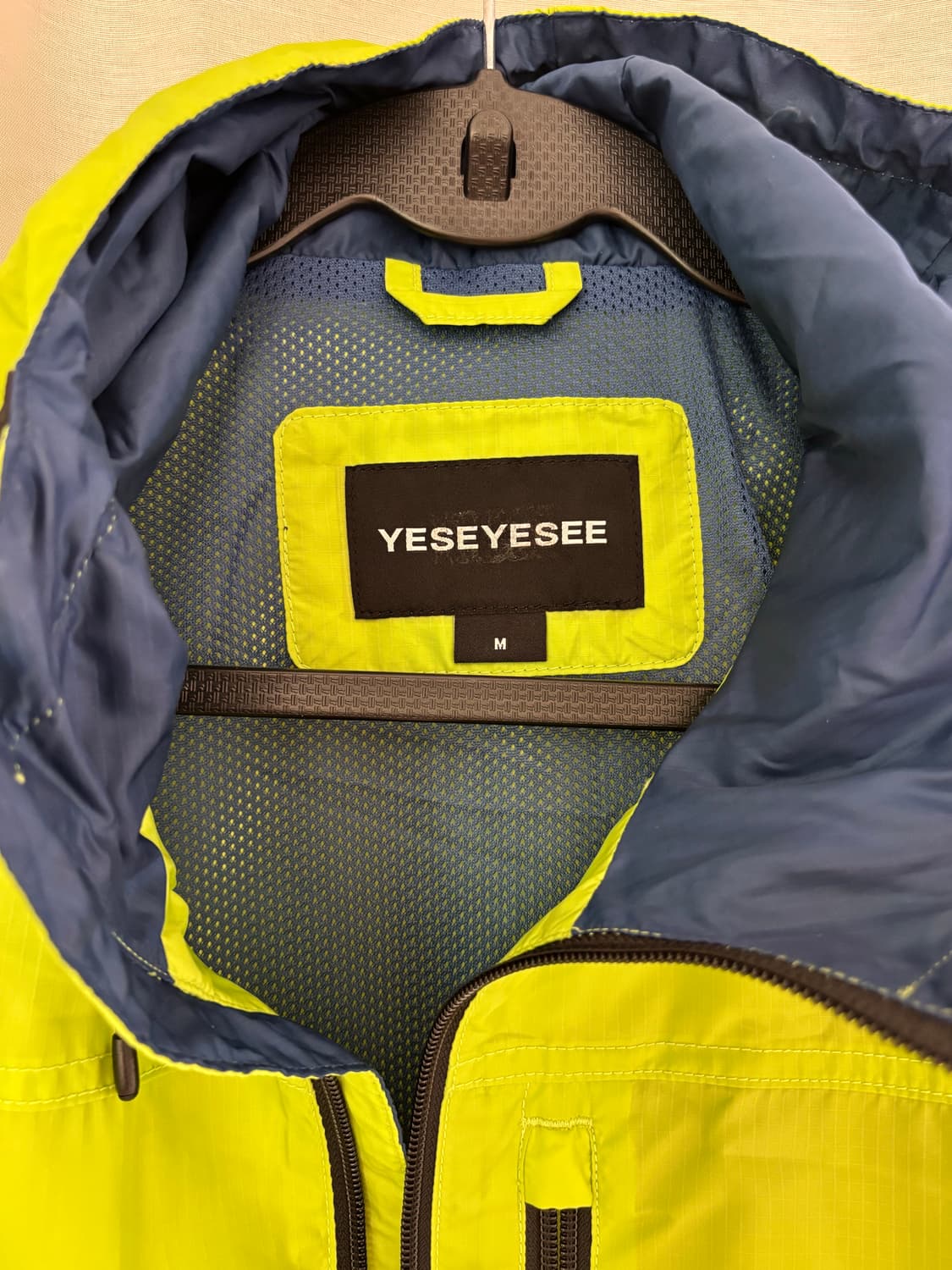 Y.E.S Windbreaker Neon Green 상품이미지3