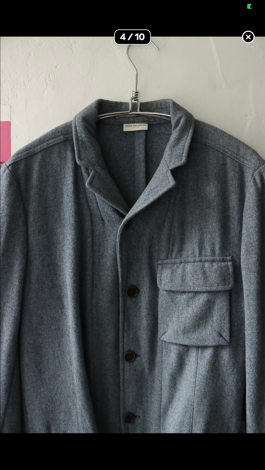 (급처) Dries Van Noten Wool Blazer Jacket 상품이미지4