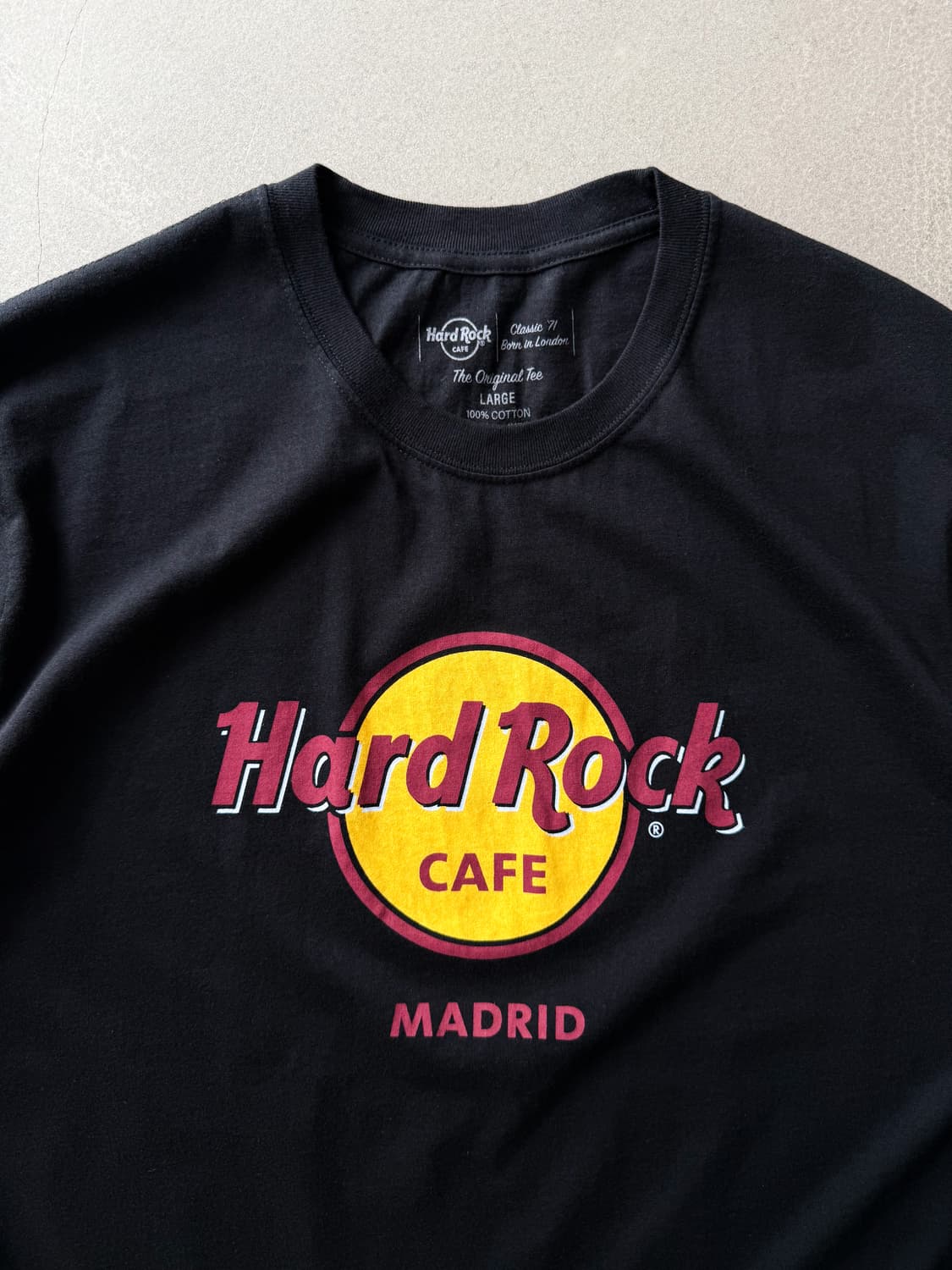 Hard Rock Cafe Madrid Logo Tee 상품이미지2