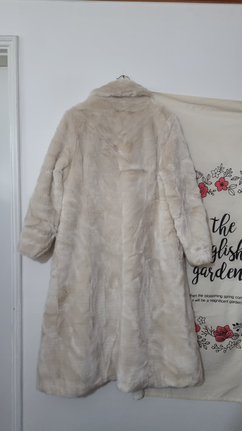 Merry.J 아이보리 롱 퍼 코트 F 상품이미지8