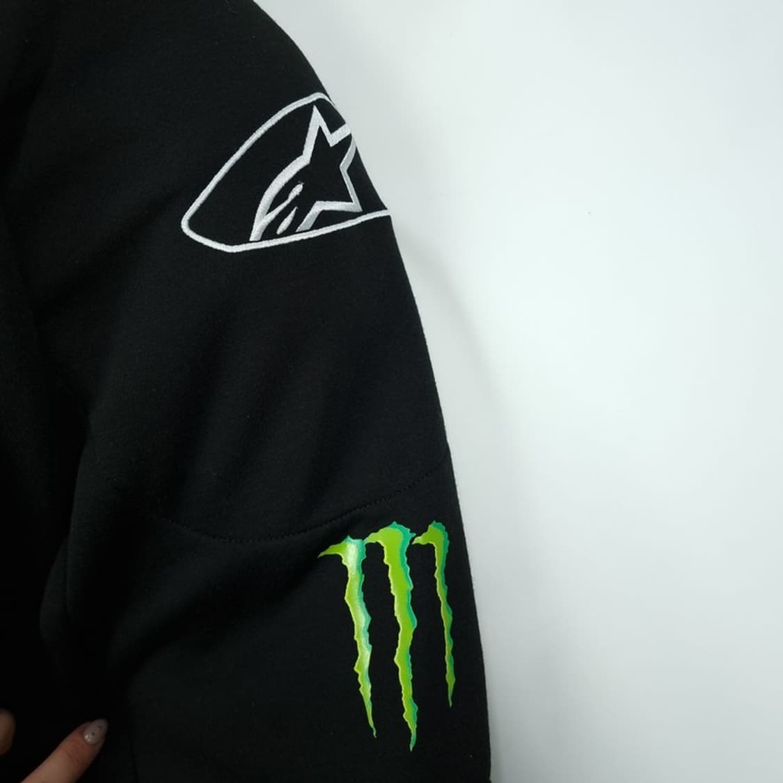 [알파인스타] 몬스터 바이커 라이딩 아머 집업 자켓 블랙 M18559 상품이미지6