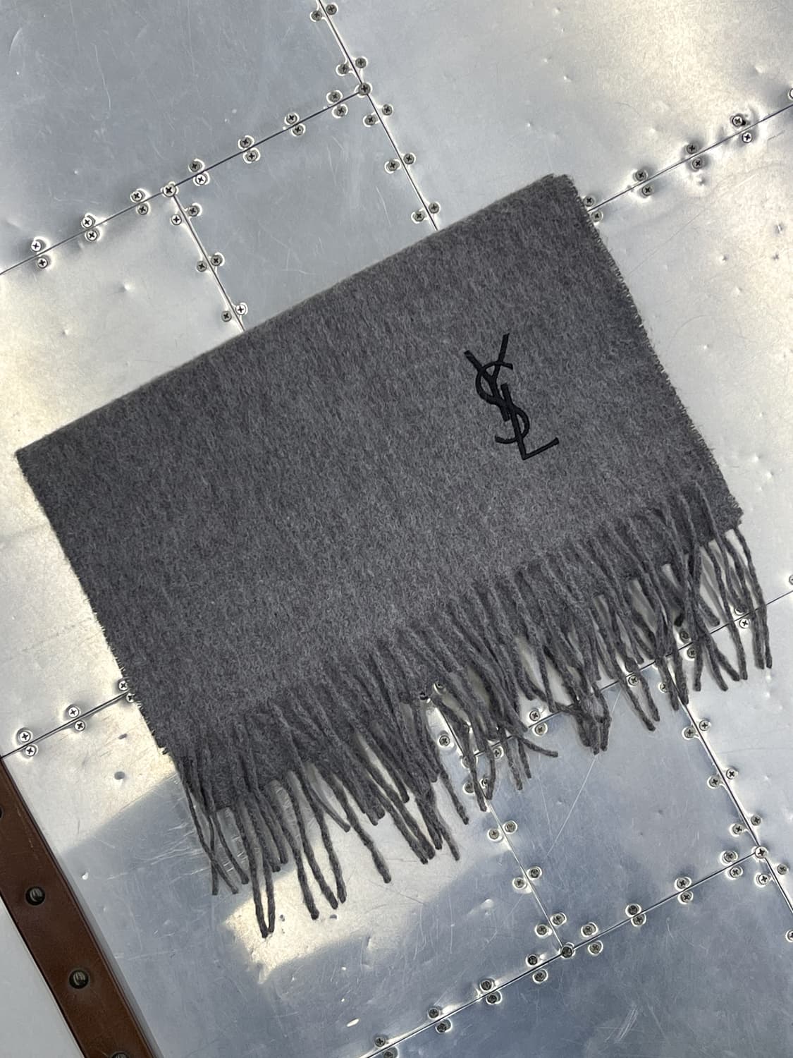 입생로랑 90s ysl 로고 울 머플러  상품이미지1