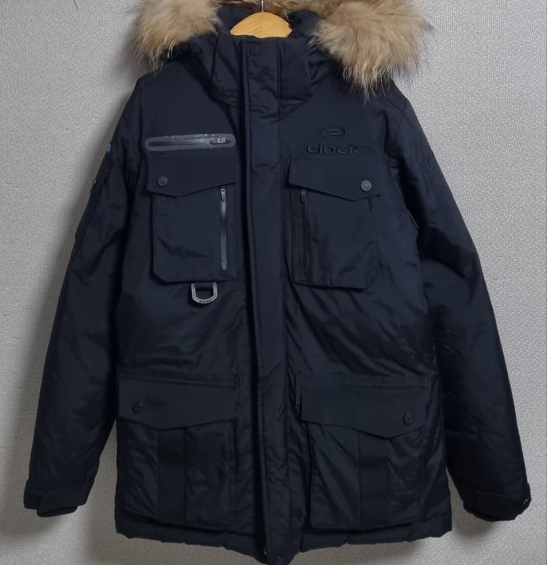 S (55) 아이더 블랙 덕다운 오리털 패딩 700 상품이미지1