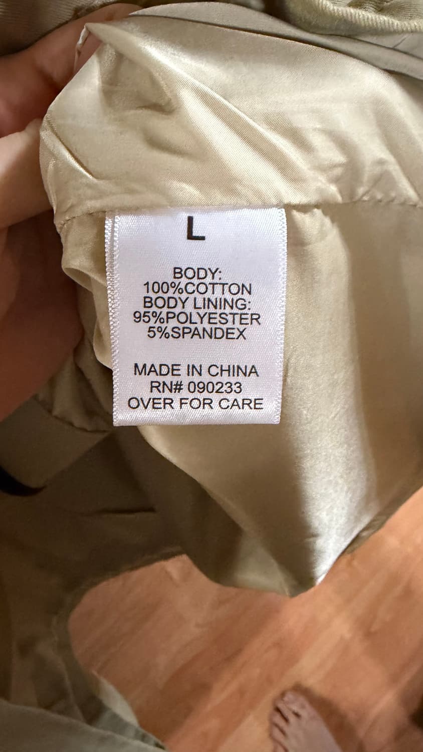 피어오브갓 에센셜 트윌 자켓 카키 - 21SS 상품이미지2