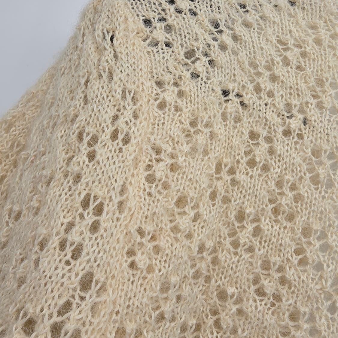 일본 빈티지 레이스 니트 가디건 상품이미지5