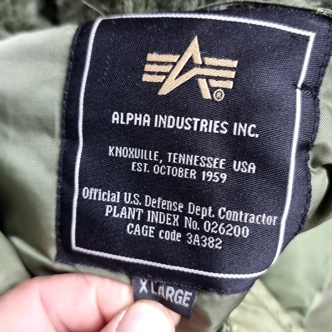 USA 알파인더스트리 N-3B 패딩 야상 점퍼(xl) 상품이미지6