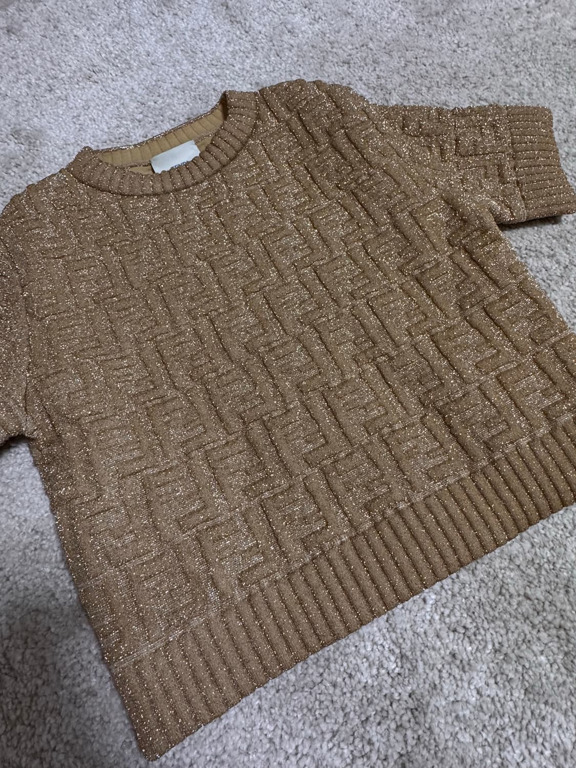 펜디 키즈 12A 니트 반팔 상품이미지2