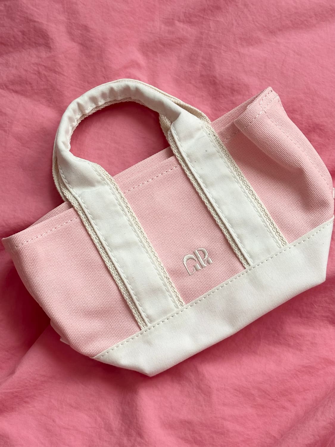 그로브 GR 캔버스 토트백 핑크 상품이미지2