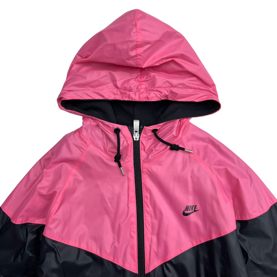 나이키 딸기우유맛 배색 블랙 후드 바람막이 L 상품이미지4