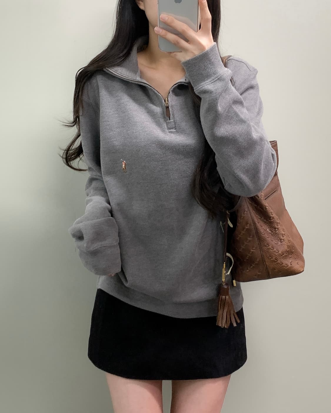 폴로 반집업 니트  상품이미지1