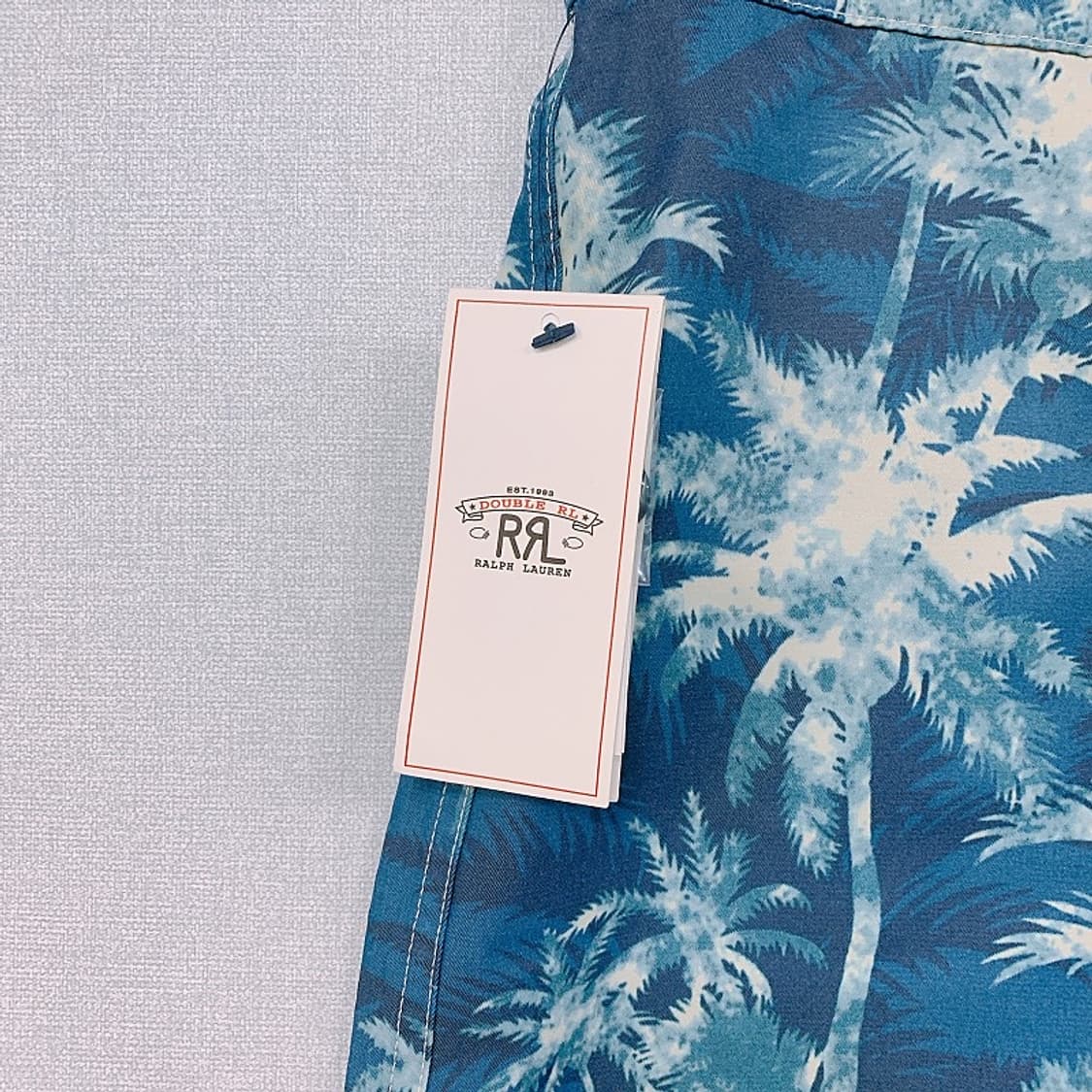 더블알엘 남성 데님 프린트 쇼츠 80% 상품이미지3