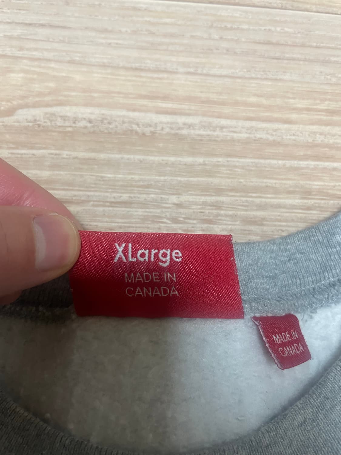 슈프림 박스 로고 맨투맨 그레이 사이즈XL 상품이미지2