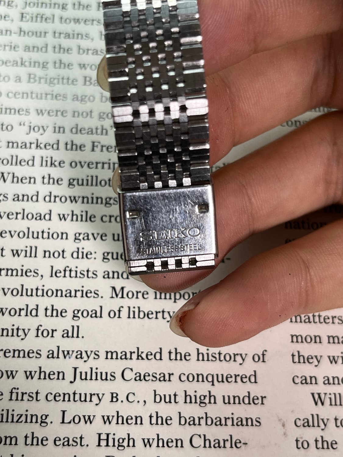 빈티지 세이코 쿼츠 7830-5020 상품이미지7