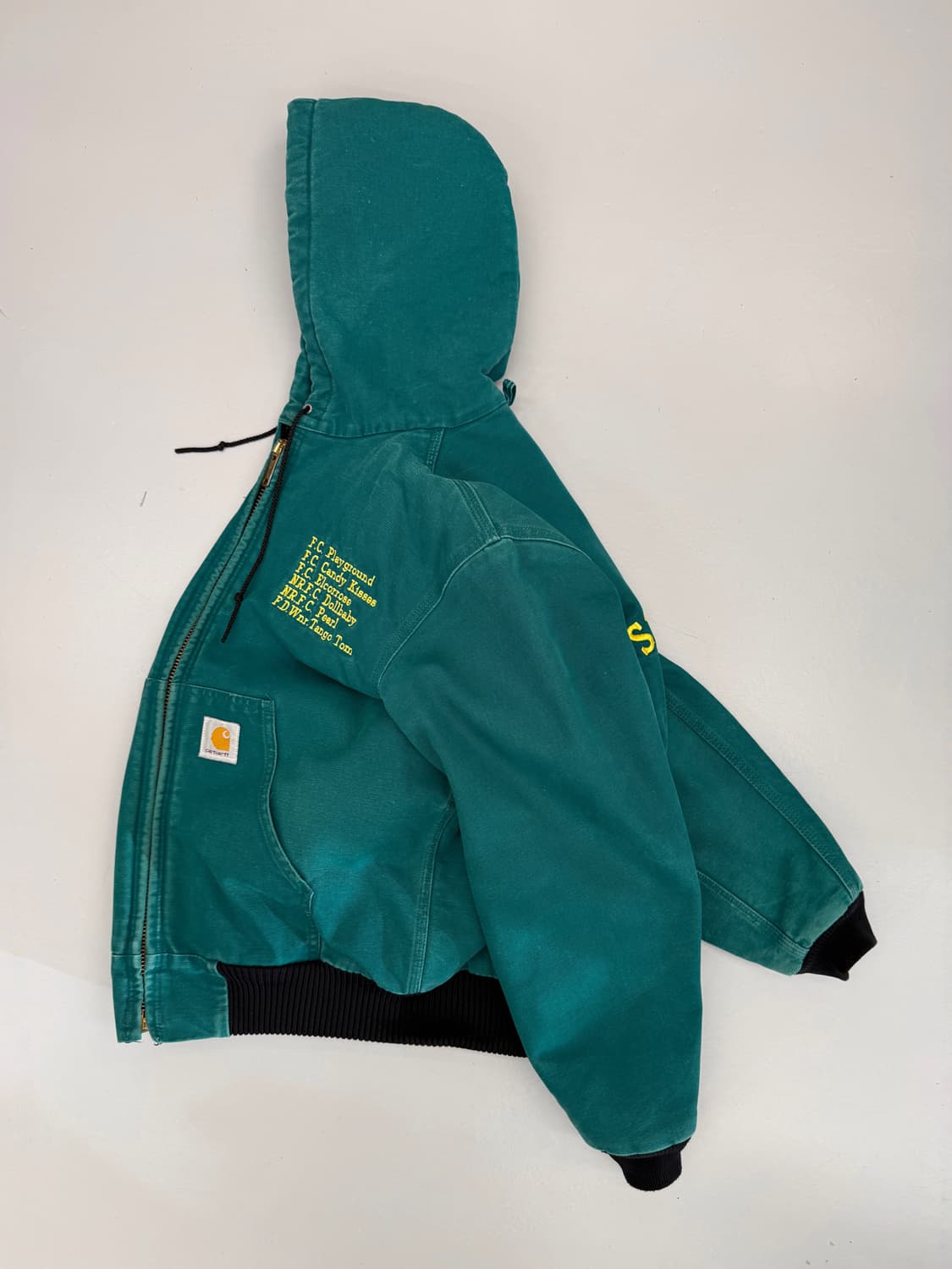 칼하트 루즈핏 90‘s 아쿠아 틸 액티브 후드 자켓 상품이미지6