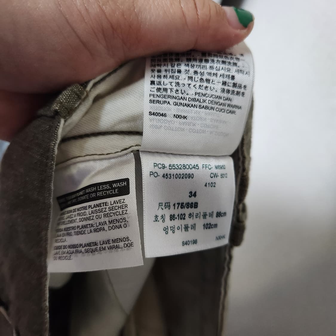 리바이스 반바지 남34 상품이미지5