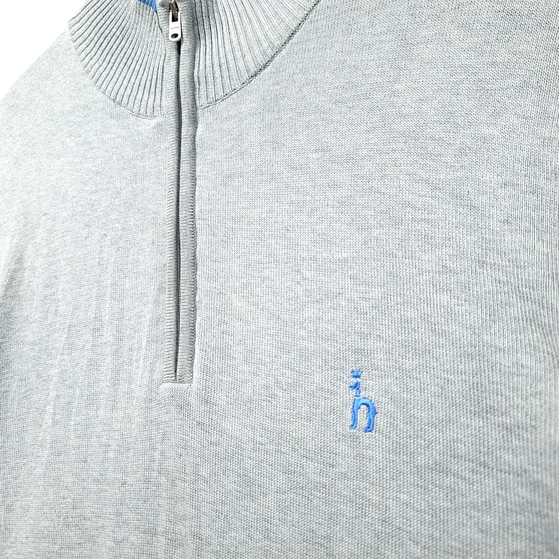 [105] 헤지스 그레이 하프집업 스웨터 니트 상품이미지4