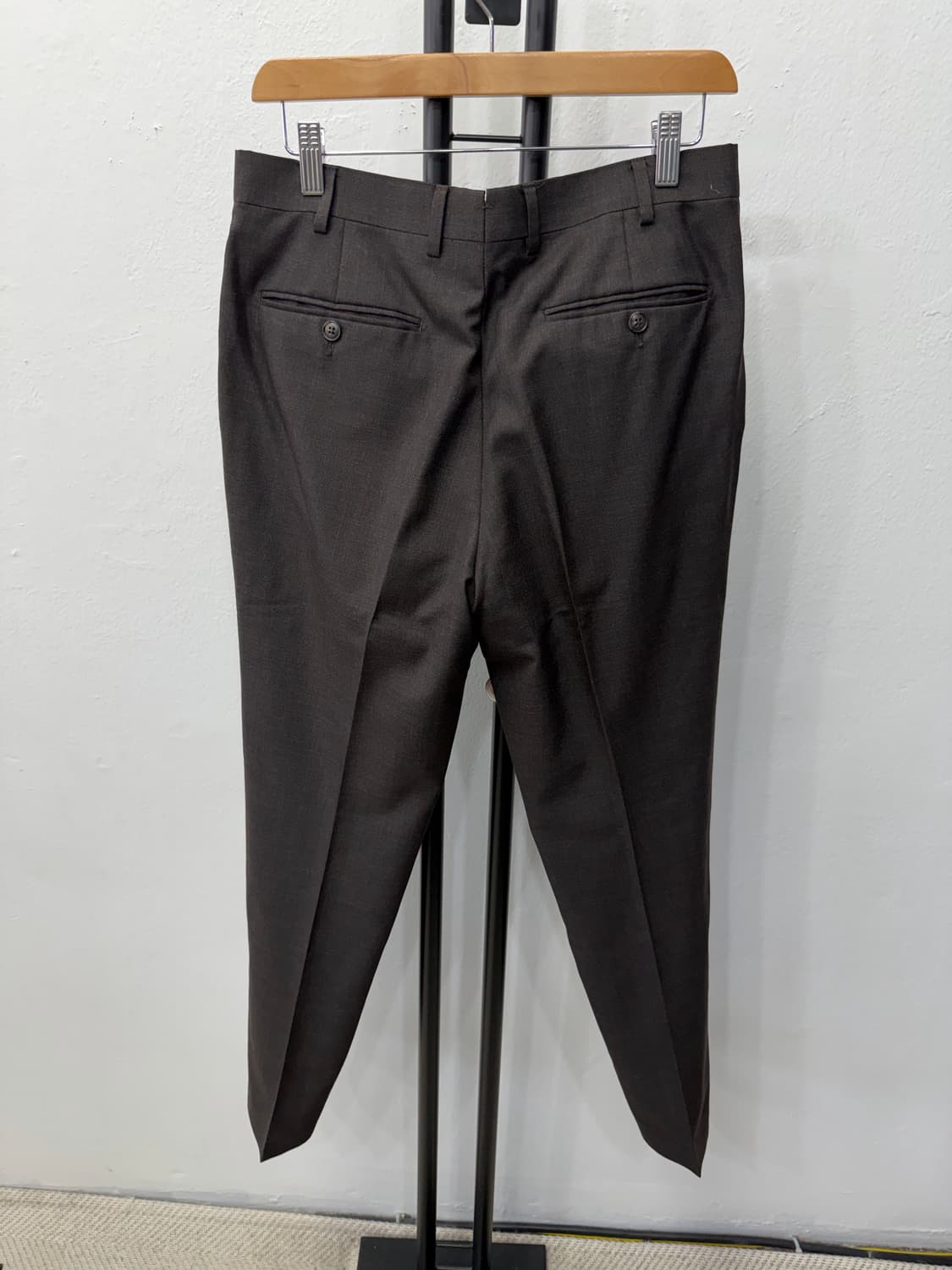 정품) 수트서플라이 브라운 남성 자켓 하의 셋업 100/32 상품이미지9