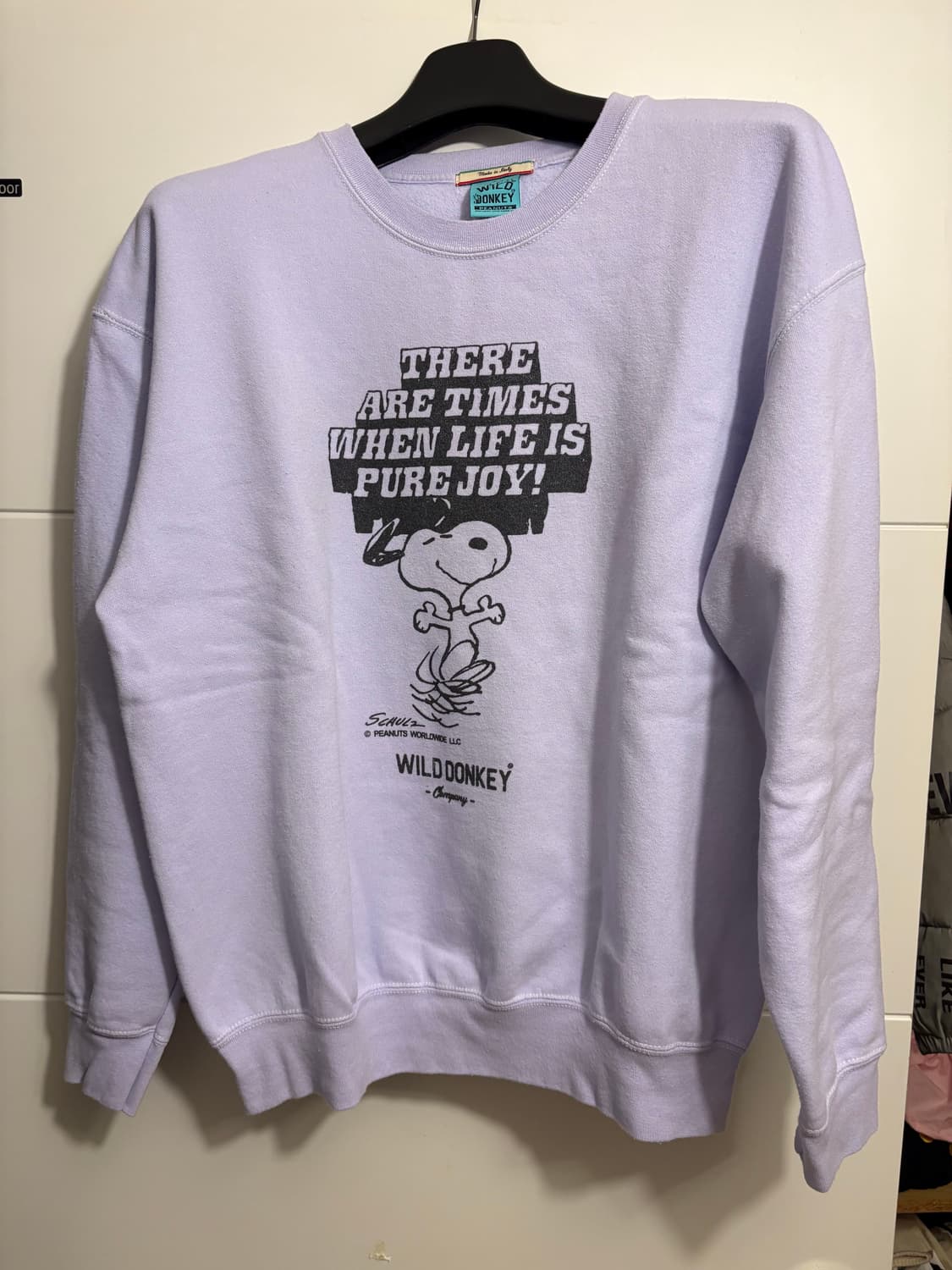 와일드 동키 스누피 맨투맨 상품이미지1