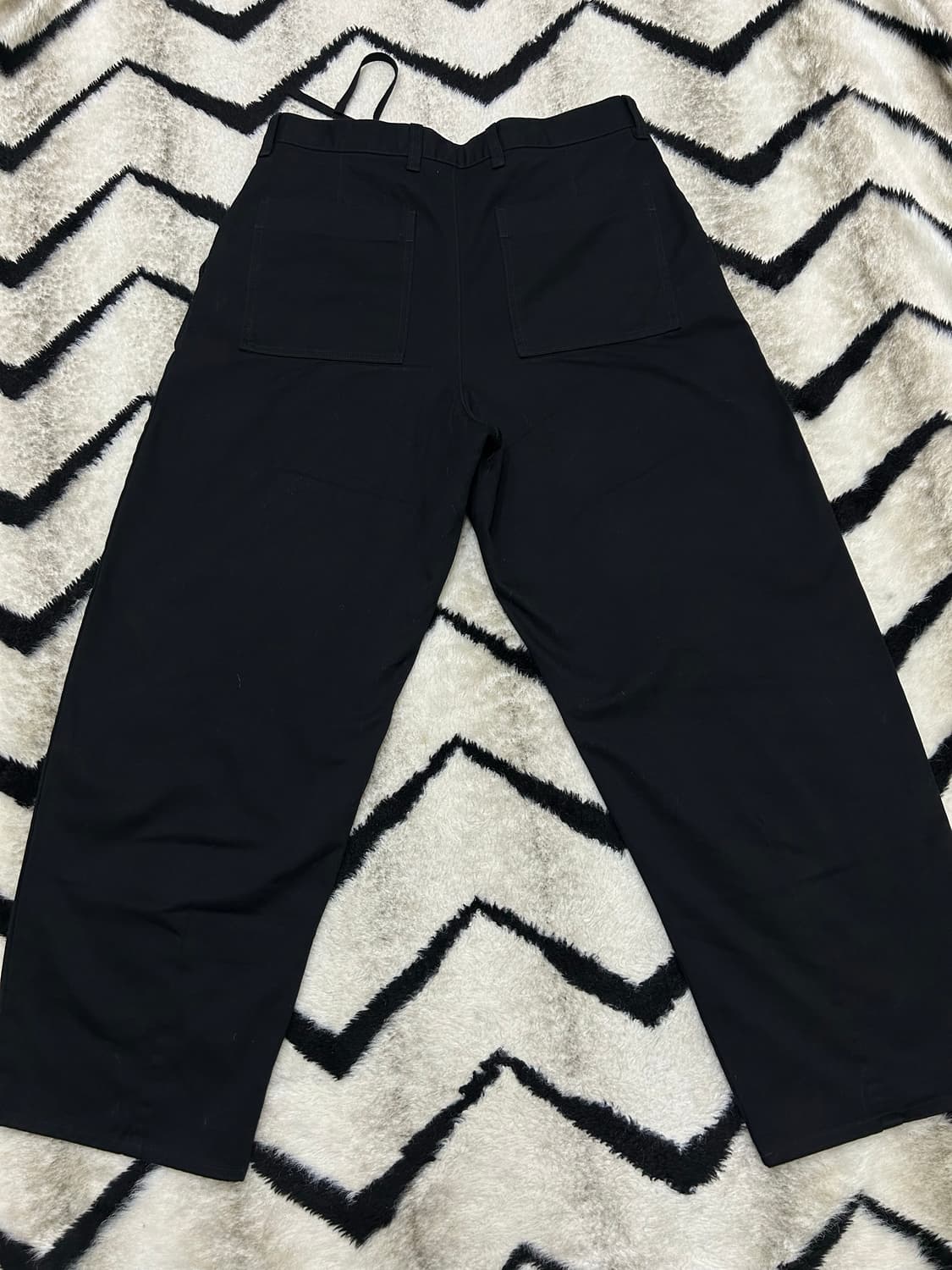 [M]유니클로C 배럴 레그 와이드 치노 팬츠/블랙 상품이미지2