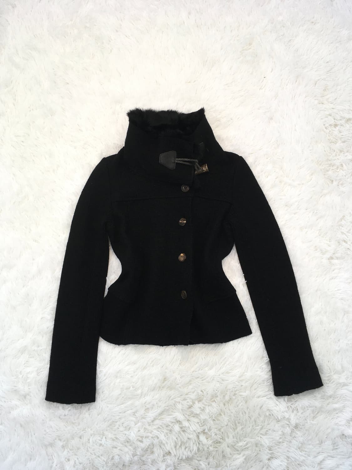 jpn vintage black duffle wool jk 상품이미지1