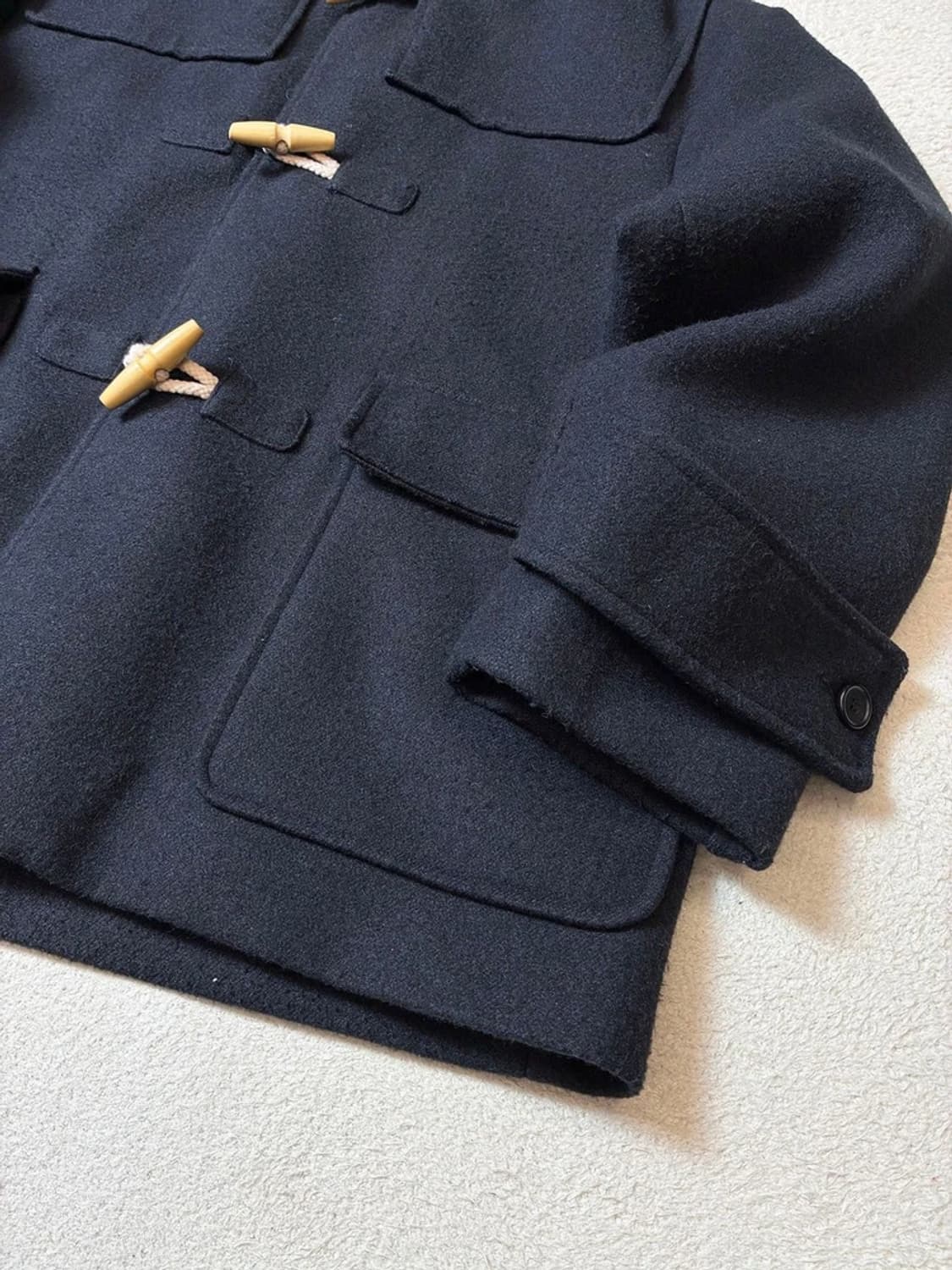 파르티멘토 오버사이즈 멜톤 콘보이 더플 코트 PN7347 상품이미지3