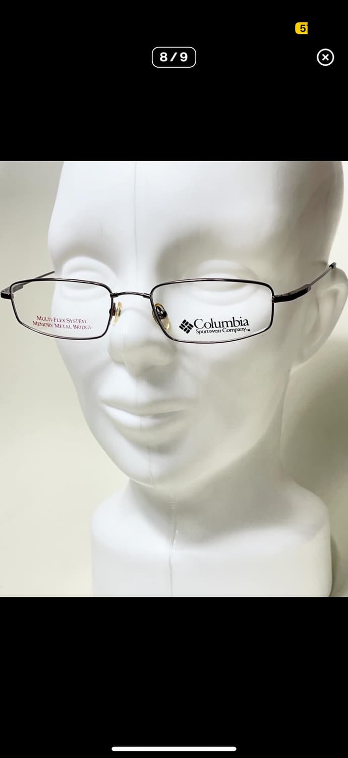 90s 콜롬비아 슬림 스퀘어 안경 상품이미지2