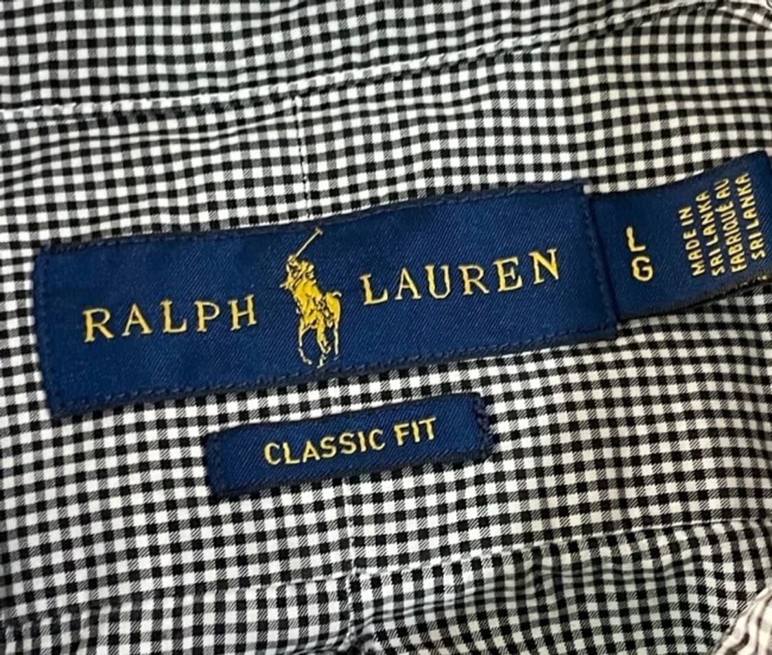 폴로 POLO 랄프로렌 체크 긴팔 셔츠 100~105 상품이미지3