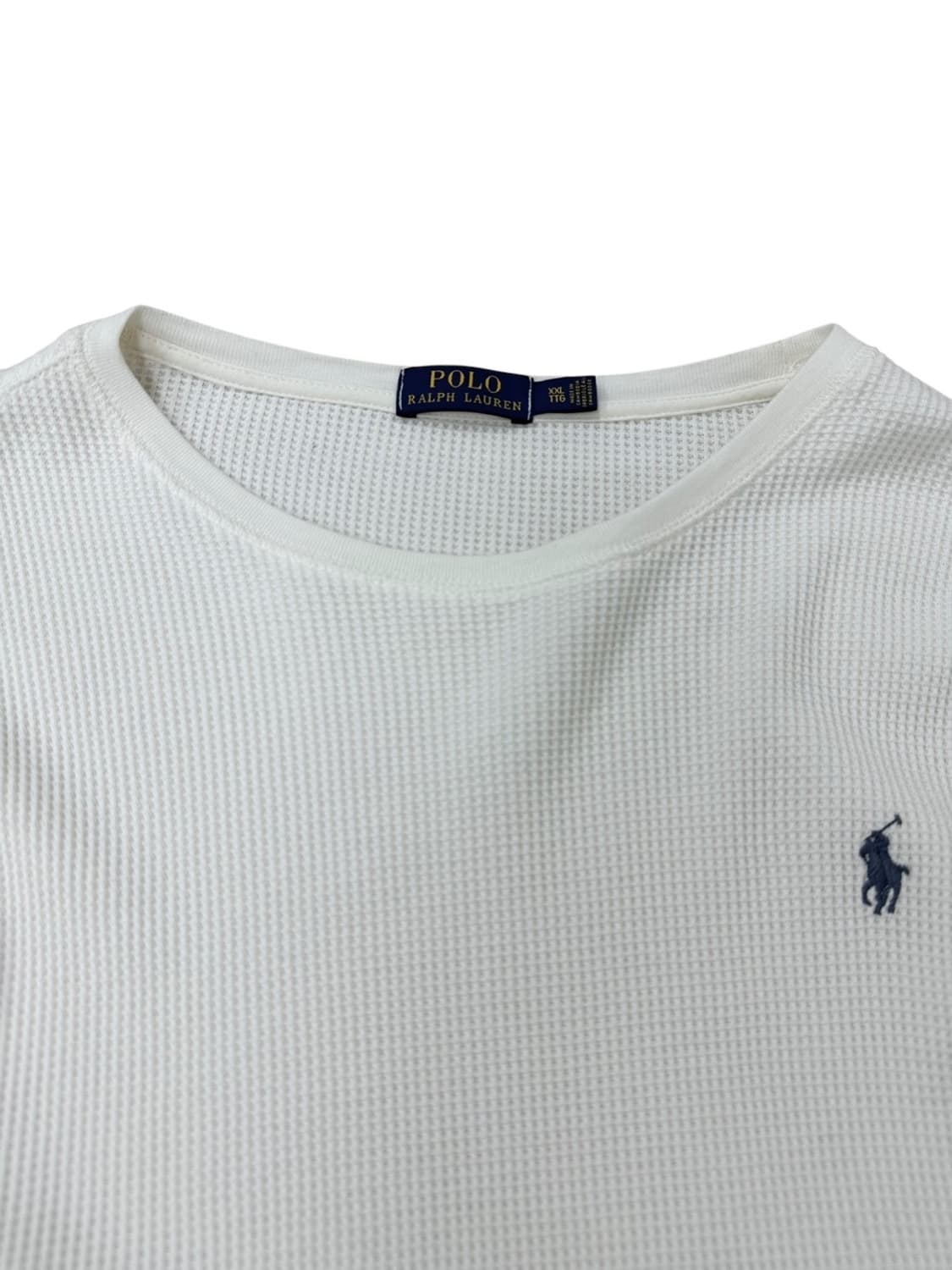 폴로 와플 긴팔티 아이보리 (2XL) 상품이미지3