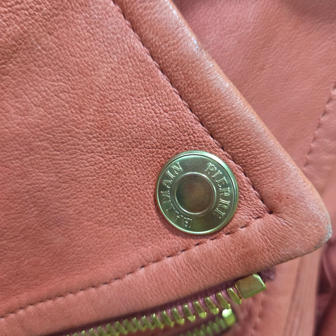 발망 가죽 라이더 자켓 상품이미지2