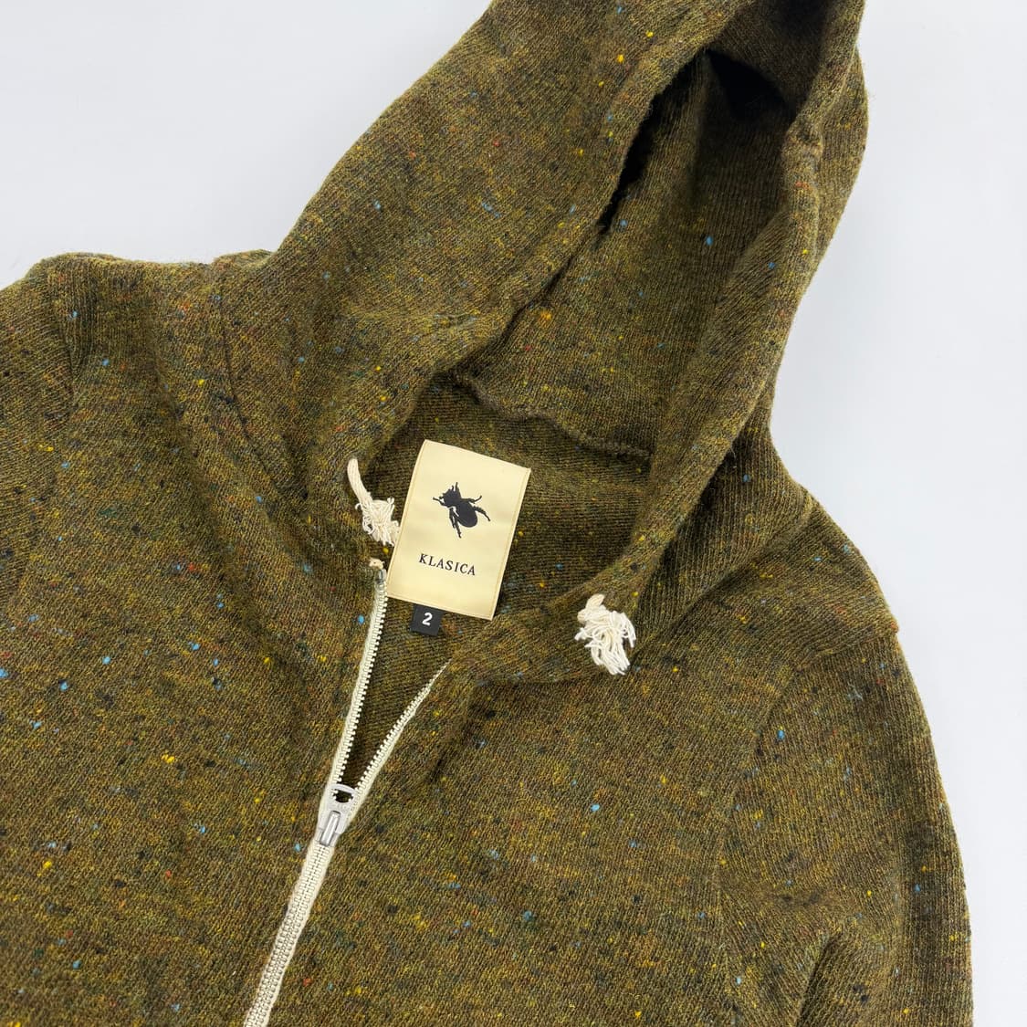 klasica 울 니트 후드집업 상품이미지5