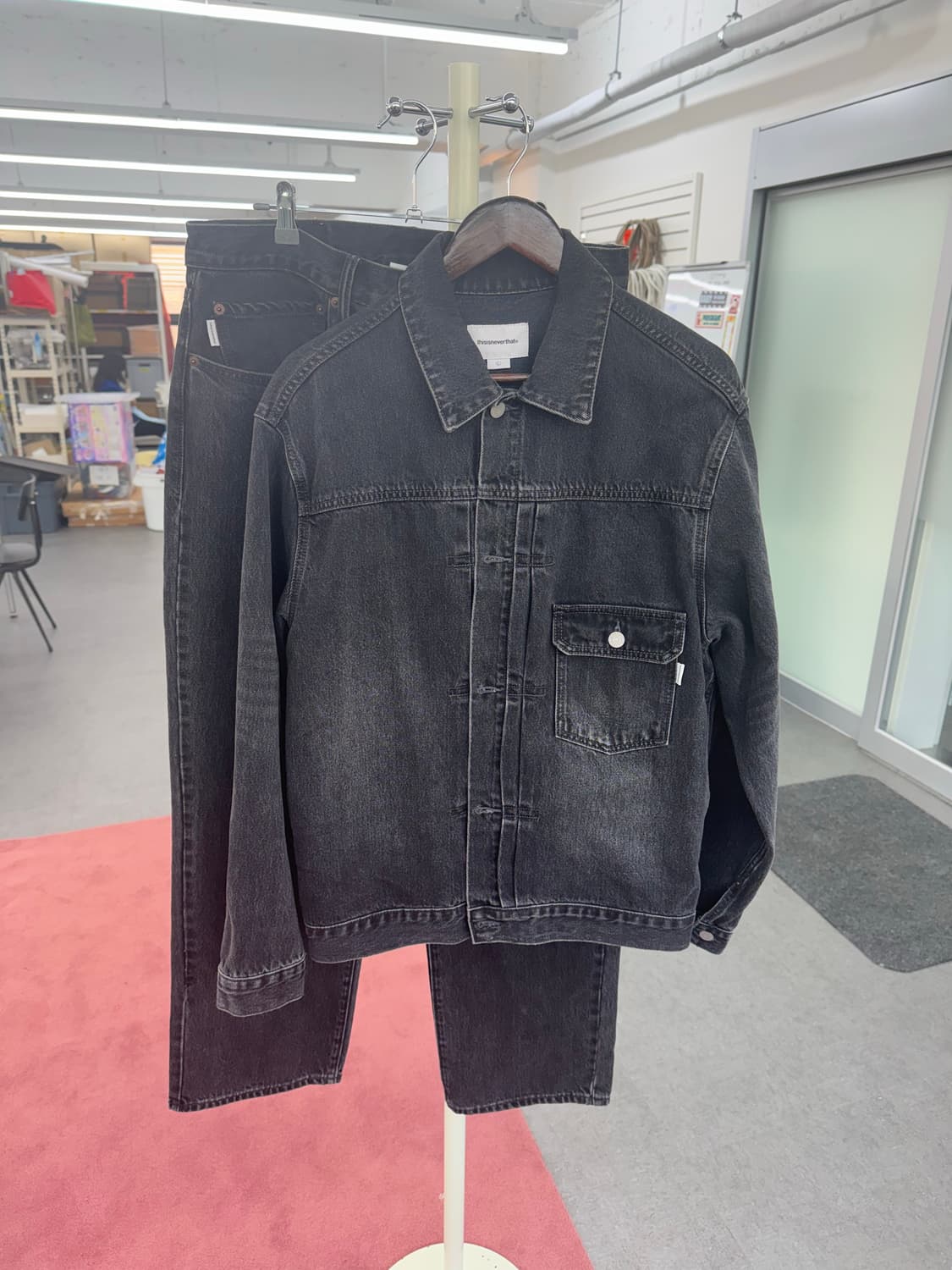 디스이즈내버댓 데님 셋업 L 상품이미지1